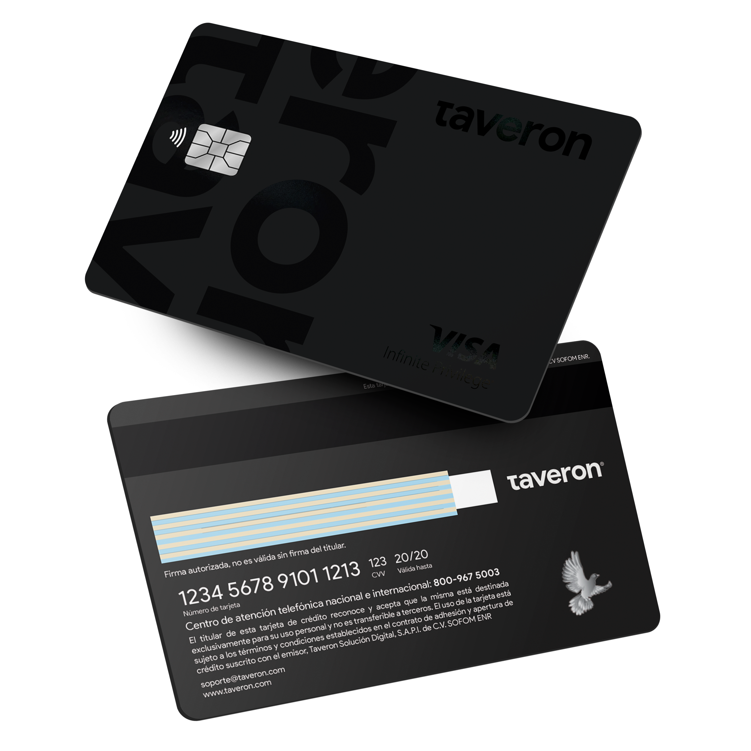 Tarjetas Taveron Infinite